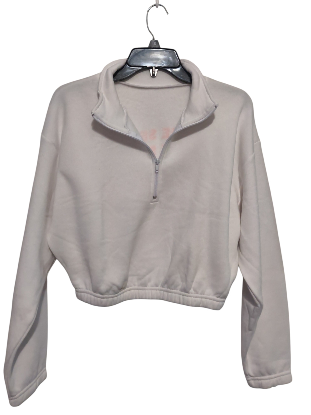 Women's Cropped Quarter-Zip Pullover Los Angeles Apparel Size XS/S